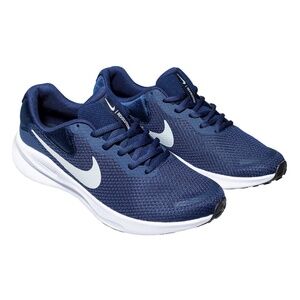 Nike Men's Revolution 7 Running Shoe Midnight Navy Pure Platinum White Size 10.5